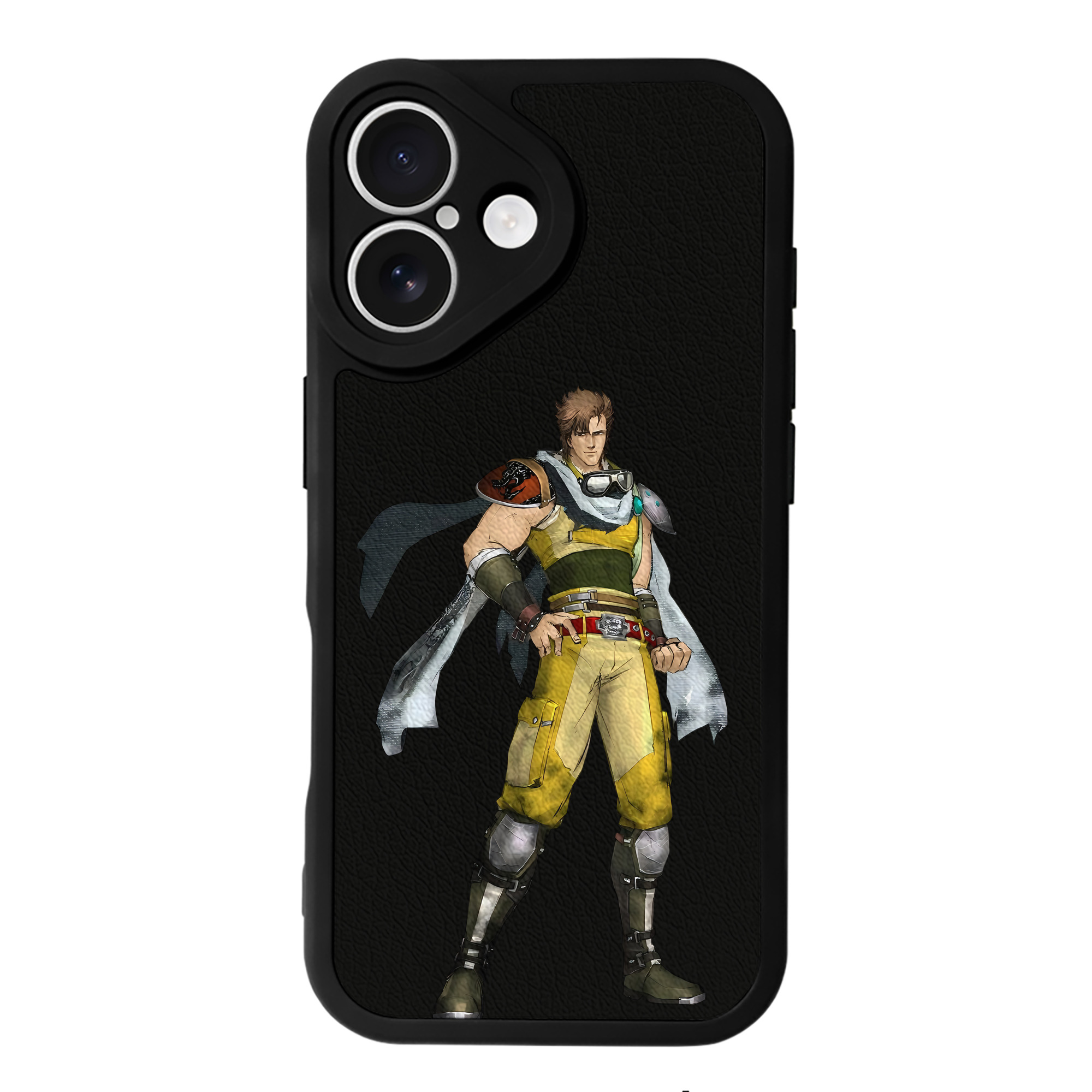 （画像用） 北斗の拳 Fist of the North Star 【iPhone 16シリーズ対応】シリコンスマホケース（レザー調） 材質：シリコン